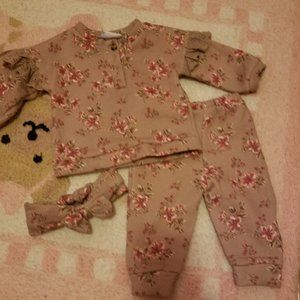 Girls 3pc Infant Outfit